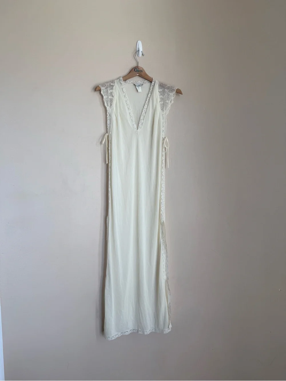 Christian Dior Vintage Lace Trim Slip Dress - Picture 3 of 8